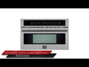 Forno 30-inch, 1.6 cu. ft. Built-in Microwave Oven with Convection Technology FMWDR3093-30 EXTERNAL_VIDEO 1