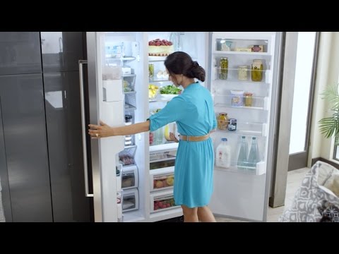 KitchenAid 36-inch, 25 cu.ft. Freestanding French 3-Door Refrigerator with ExtendFresh™ Plus Temperature Management System KRFF305ESS EXTERNAL_VIDEO 1