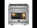  Forno Massimo 36" Freestanding Dual Fuel Range FFSGS6125-36BLK EXTERNAL_VIDEO 1