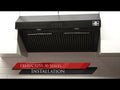 Forno Bari 30-inch Espresso Under Cabinet Range Hood FRHUC5255-30BLK EXTERNAL_VIDEO 1