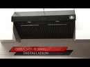 Forno Bari 30-inch Espresso Under Cabinet Range Hood FRHUC5255-30BLK EXTERNAL_VIDEO 1