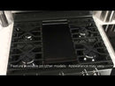GE Profile 30-inch Free-Standing Gas Range with Convection Technology PGB960BEJTS EXTERNAL_VIDEO 4