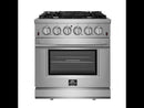  Forno Massimo 30" Freestanding Gas Range FFSGS6239-30BLK EXTERNAL_VIDEO 1